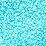 11/0 Cylin Beads #1228 Matte Macaron Light Blue 25g Bag