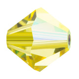 Preciosa Bicone 6mm Jonquil AB Each