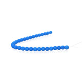 Czech Glass Beads 6mm Round Velvet Turquoise 30/Strand