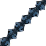 Preciosa Bicone 6mm Montana 5" Strand