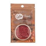 11/0 Cylin Beads #1037 Opaque Red Matte 25g Bag