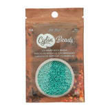 11/0 Cylin Beads #1061 Opaque Turquoise Green 25g Bag
