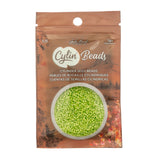 11/0 Cylin Beads #1065 Opaque Chartreuse 25g Bag