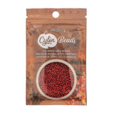 11/0 Cylin Beads #1073 Claret Red Matte 25g Bag