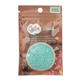 11/0 Cylin Beads #1125 Glow In Dark AB Green 25g Bag