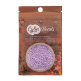 11/0 Cylin Beads #1168 Matte Macaron Lavender 25g Bag