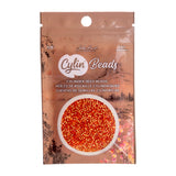 11/0 Cylin Beads #1201 Orange S/L 25g Bag