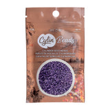 11/0 Cylin Beads #1205 Opaque Electro Lilac 25g Bag