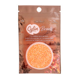 11/0 Cylin Beads #1222 Neon Light Orange 25g Bag