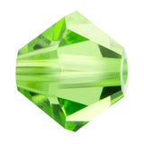 Preciosa Bicone 6mm Peridot Each