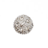 Magnetic Rhinestone Clasp 10mm Silver 1/pk
