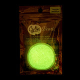 11/0 Cylin Beads #1122 Glow In Dark AB Yellow 25g Bag