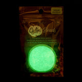 11/0 Cylin Beads #1125 Glow In Dark AB Green 25g Bag