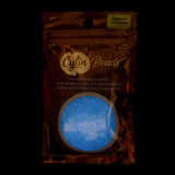 11/0 Cylin Beads #1131 Glow In Dark AB Sky Blue 25g Bag