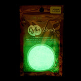 11/0 Cylin Beads #1152 Glow In Dark Turquoise 25g Bag