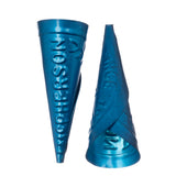 *Mcpherson Jingle Cones Adult Turquoise 100/pk