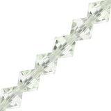 Preciosa Bicone 3mm Crystal Viridian 5" Strand