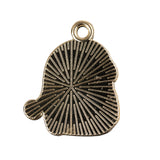 Penguin Enamel Pendant 21x17mm 5/pk