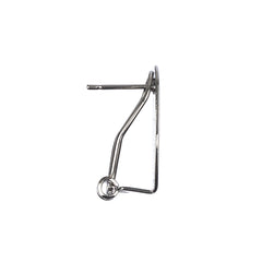 Fingernail Earring Posts 20x10mm Nickel 50/pk