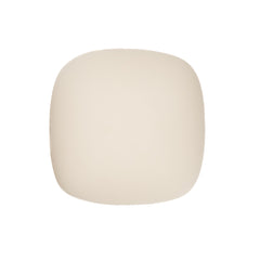 Resin Cabochon Square 15mm Matte Cream 10/pk