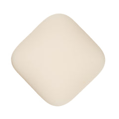 Resin Cabochon Square 17mm Matte Cream 10/pk