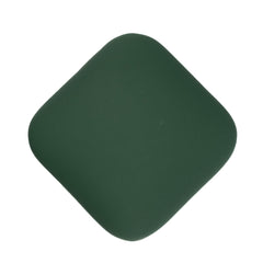 Resin Cabochon Square 17mm Matte Emerald 10/pk