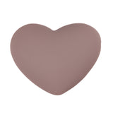 Resin Cabochons, Heart 22mm Matte Dark Mauve 10/pk