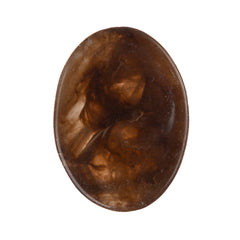 Resin Cabochon Oval 19mm Matte Marble Dark Brown 10/pk