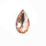 Crystal Lane Teardrop Pendant 38x22mm Copper 1/pk