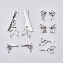 Hairdresser Assorted Charms 10/pk