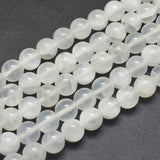 Selenite Beads 8mm Round (Natural) 15-16" Strand
