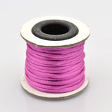 2mm Magenta Rattail Cord 10m