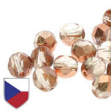 Fire Polished 8mm Sunset 20/Strand