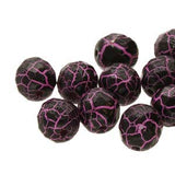 Fire Polished 6mm Ionic Jet Pink 25/Strand