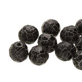 Fire Polished 8mm Ionic Jet White 20/Strand