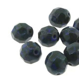 Fire Polished 6mm Royal Travertine 25/Strand