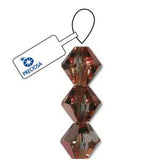 Preciosa Bicone 6mm Capri Gold 5" Strand