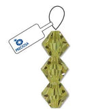 Preciosa Bicone 6mm Citrine 5" Strand