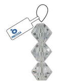 Preciosa Bicone 6mm Crystal 5" Strand