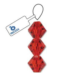 Preciosa Bicone 4mm Hyacinth 5" Strand