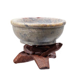 Soapstone Smudge Bowl with Cobra Stand