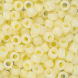 8/0 Toho Seed Beads #142F Ceylon Frosted Banana Cream 8-9g Vial