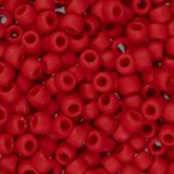 Perles de rocaille Toho 8/0 # 45AF Cerise givrée opaque Flacon de 8 à 9 g