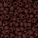 Perles de rocaille Toho 8/0 # 46F Flacon de sang de boeuf givré opaque 8-9g