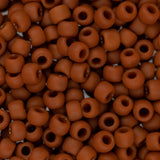 Perles de rocaille Toho 8/0 # 46LF Opaque terre cuite givrée flacon de 8 à 9 g