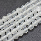 Selenite Beads 6mm Round (Natural) 15-16" Strand