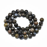 Glaucophane Beads 10mm Round (Natural) 15-16" Strand