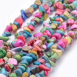 Turquoise Mixed Chips 5-8mm (Synthetic) 31.5" Strand