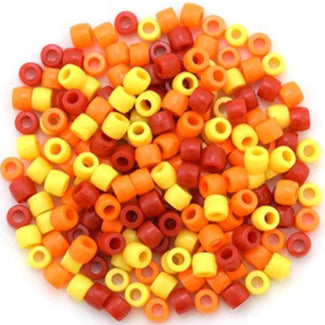 Pony Beads 200/pk - Sunshine