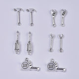 Tool Metal Charm & Pendant Set 10/pk
